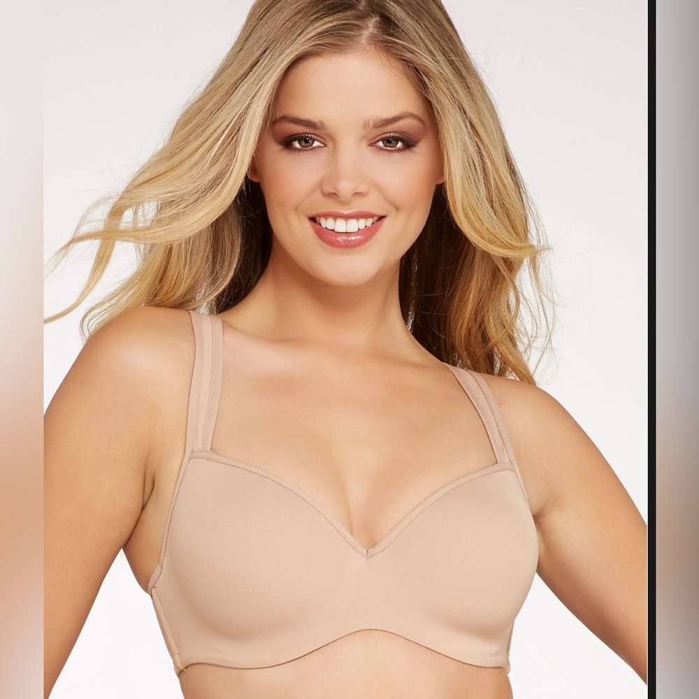 LE MYSTERE Women’s  Tisha T-Shirt Bra Beige US 38E NWOT